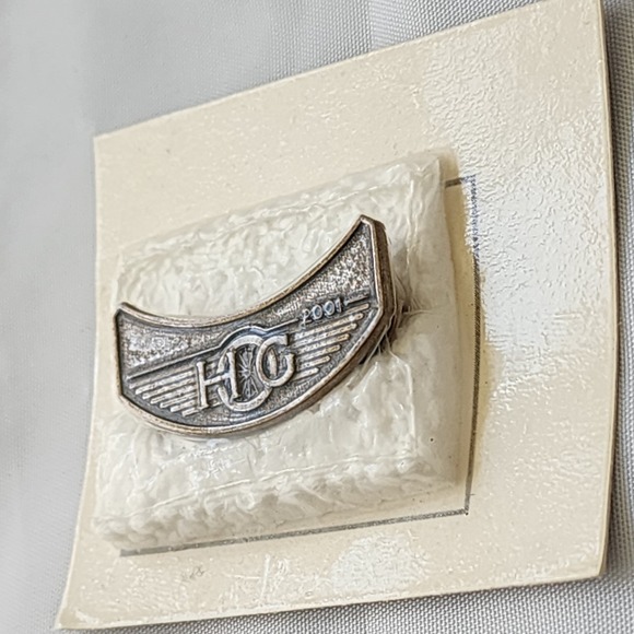 Harley Davidson HOG 2001 Patch‎ & Pin Set Motorcycle Biker Embroidered NOS Rare - Picture 6 of 7